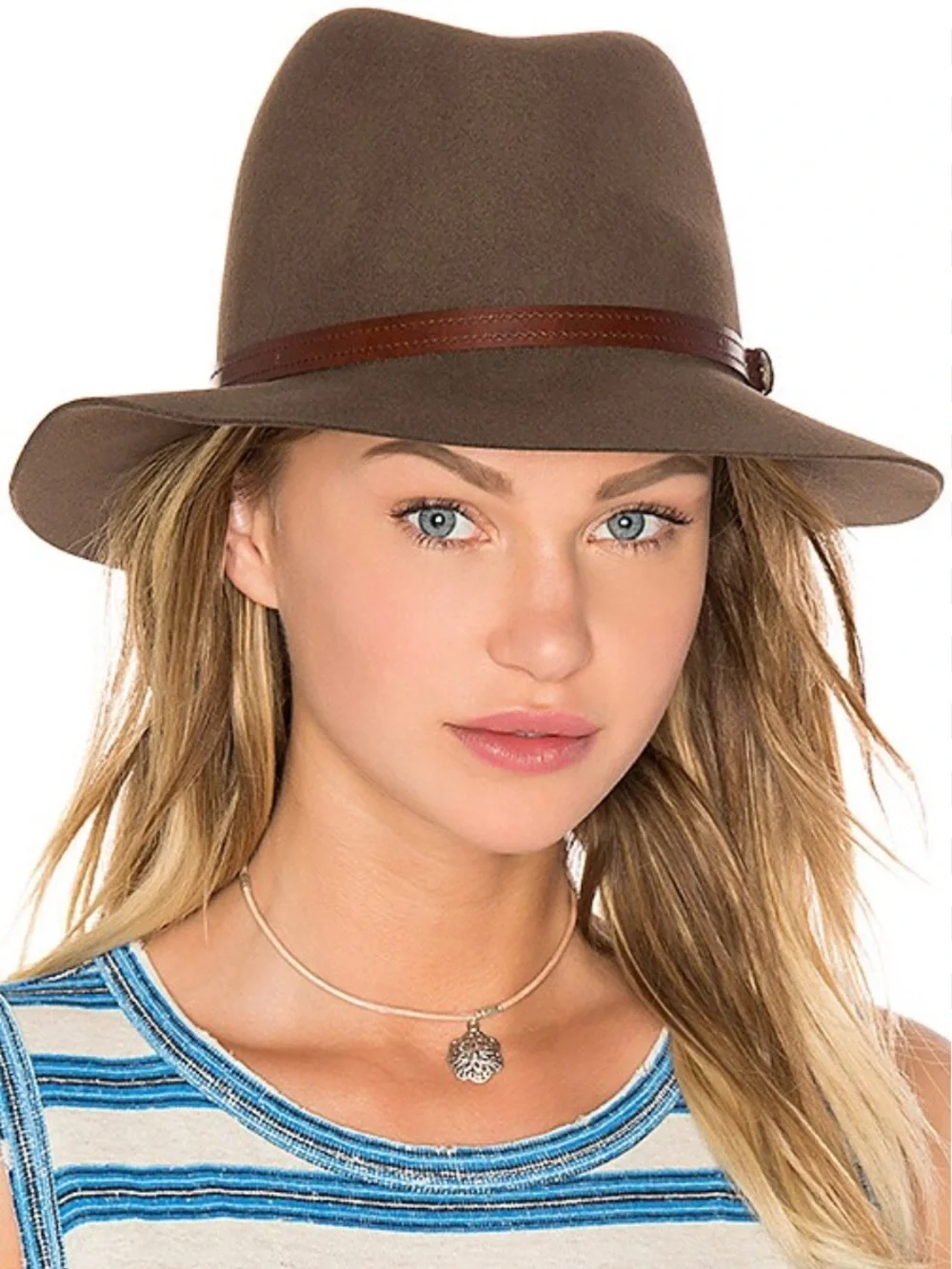 Rag & Bone Floppy Brim Fedora in Pecan | SMALL NWT
